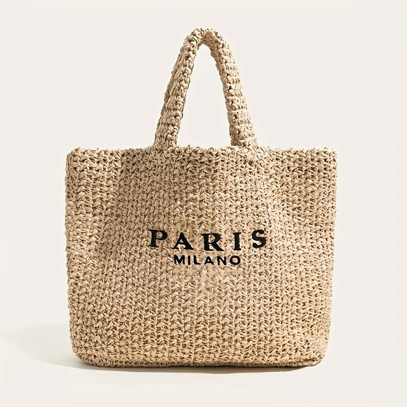 Carmen | Elegante Handtasche für Damen Sommer geflochten