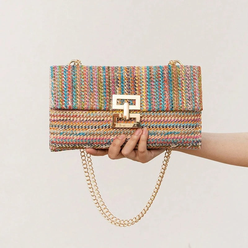 Carmen | Elegante Raffia-Handtasche für Damen Sommer