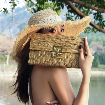 Carmen | Elegante Raffia-Handtasche für Damen Sommer