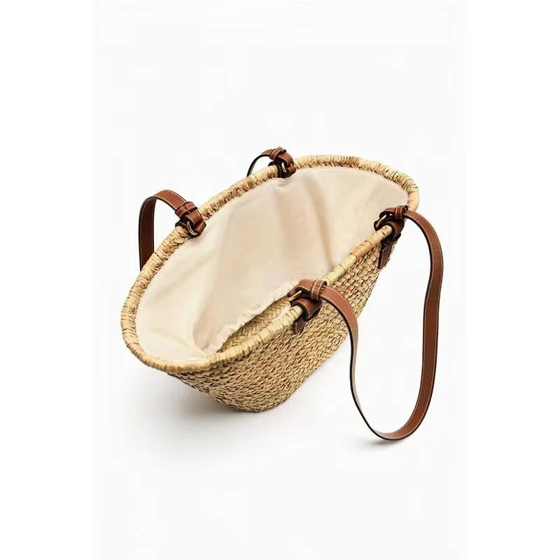 Carmen | Lässige Strohtasche für Damen Sommer