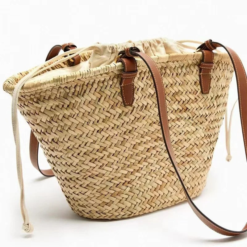 Carmen | Lässige Strohtasche für Damen Sommer