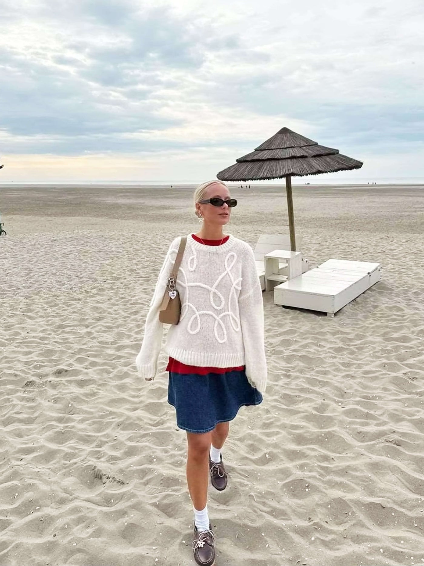 Catherine | Eleganter Wollpullover für Damen warm langarm