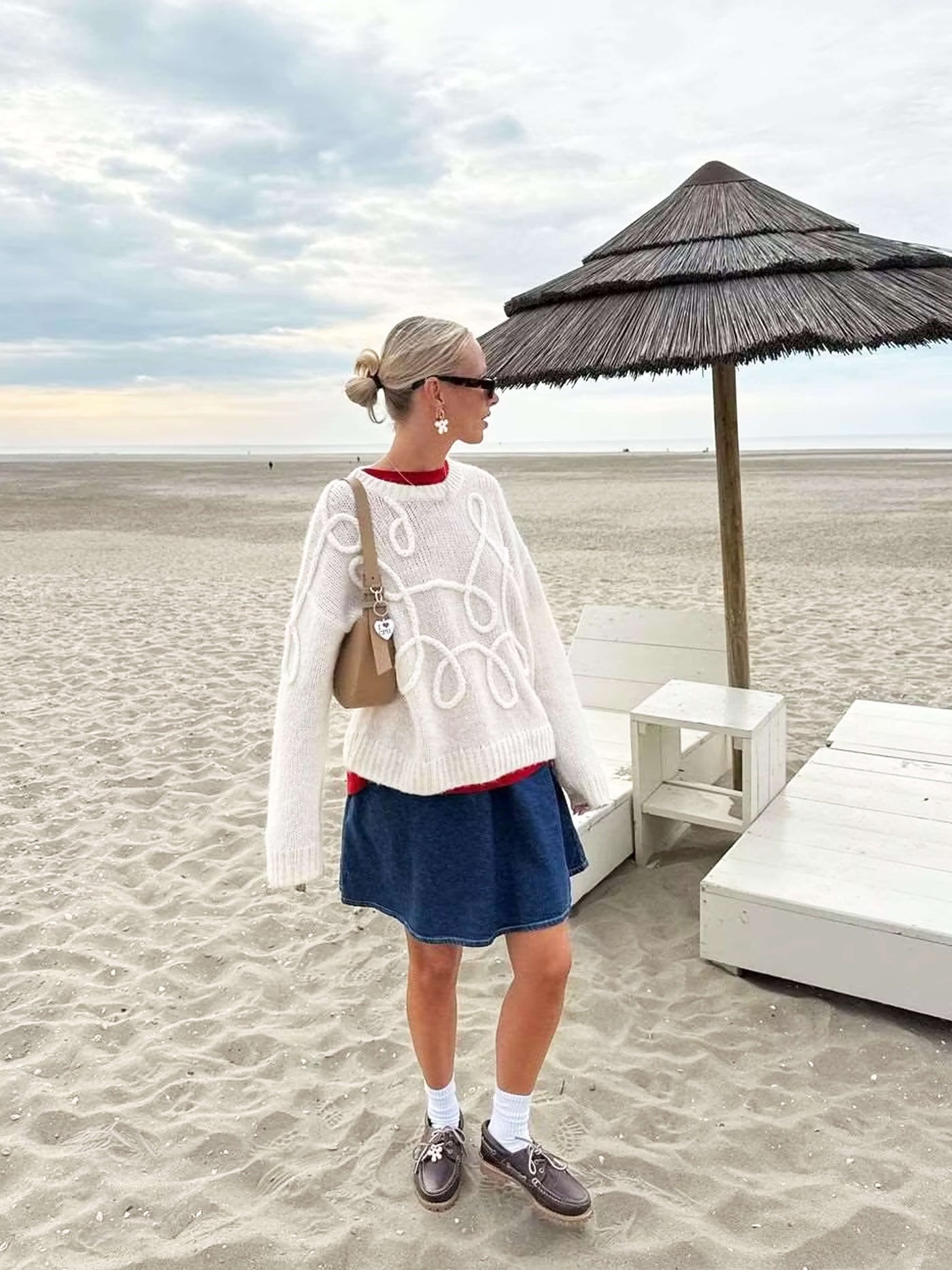 Catherine | Eleganter Wollpullover für Damen warm langarm