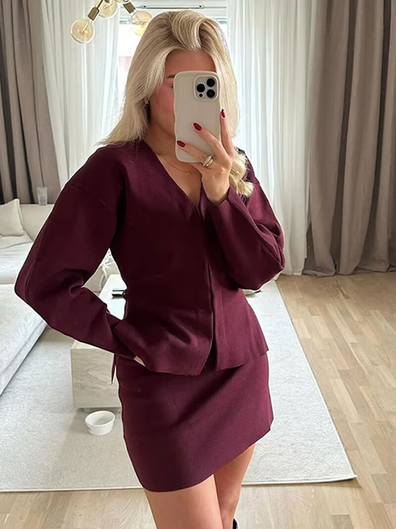 Cathy | Eleganter Strickcardigan für Damen Herbst