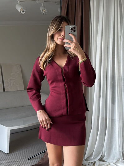 Cathy | Eleganter Strickcardigan für Damen Herbst