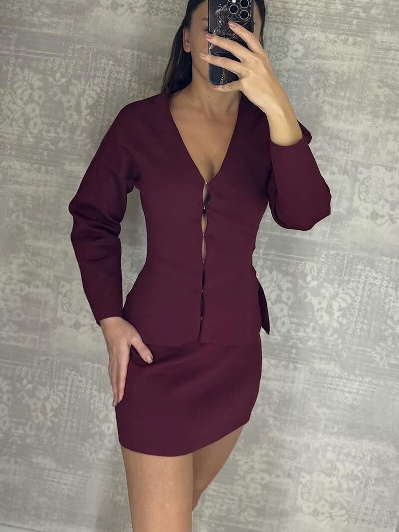 Cathy | Eleganter Strickcardigan für Damen Herbst