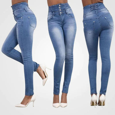 Clara | Bequeme Stretch Jeans für Damen Slim Fit 0