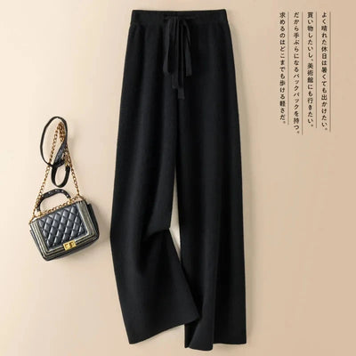Clara | Bequeme Strickhose für Damen hochgeschnitten