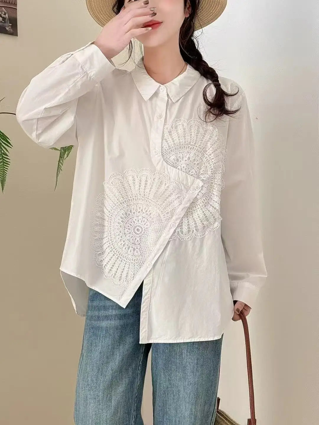 Clara | Elegante Baumwollbluse für Damen Sommer