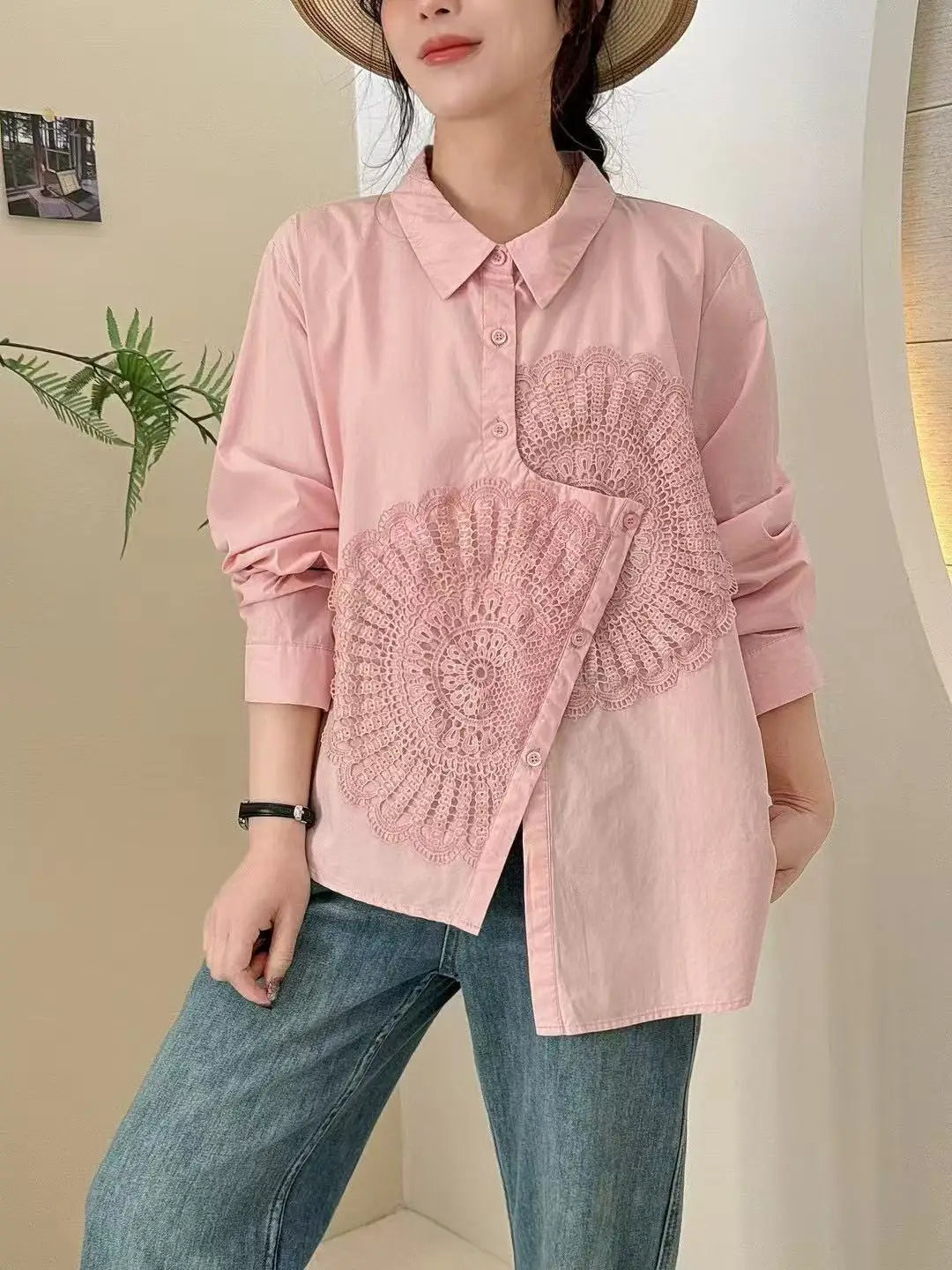 Clara | Elegante Baumwollbluse für Damen Sommer