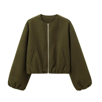 Clara | Elegante Damenjacke für Herbst weich und retro