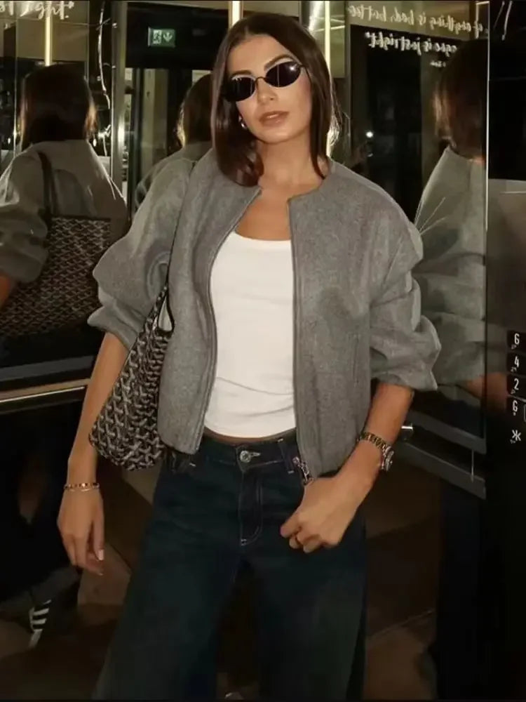 Clara | Elegante Damenjacke für Herbst weich und retro