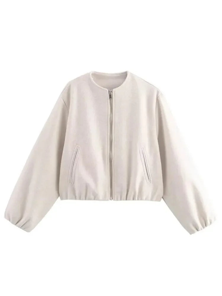 Clara | Elegante Damenjacke für Herbst weich und retro