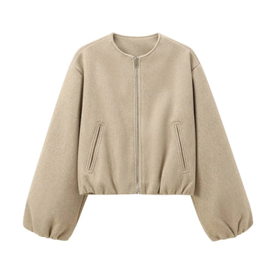 Clara | Elegante Damenjacke für Herbst weich und retro