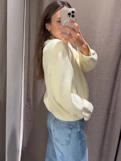 Clara | Elegante Damenjacke mit Taschen für Frühling/Sommer