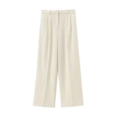 Clara | Elegante Hochbundhose für Damen weit