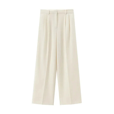 Clara | Elegante Hochbundhose für Damen weit