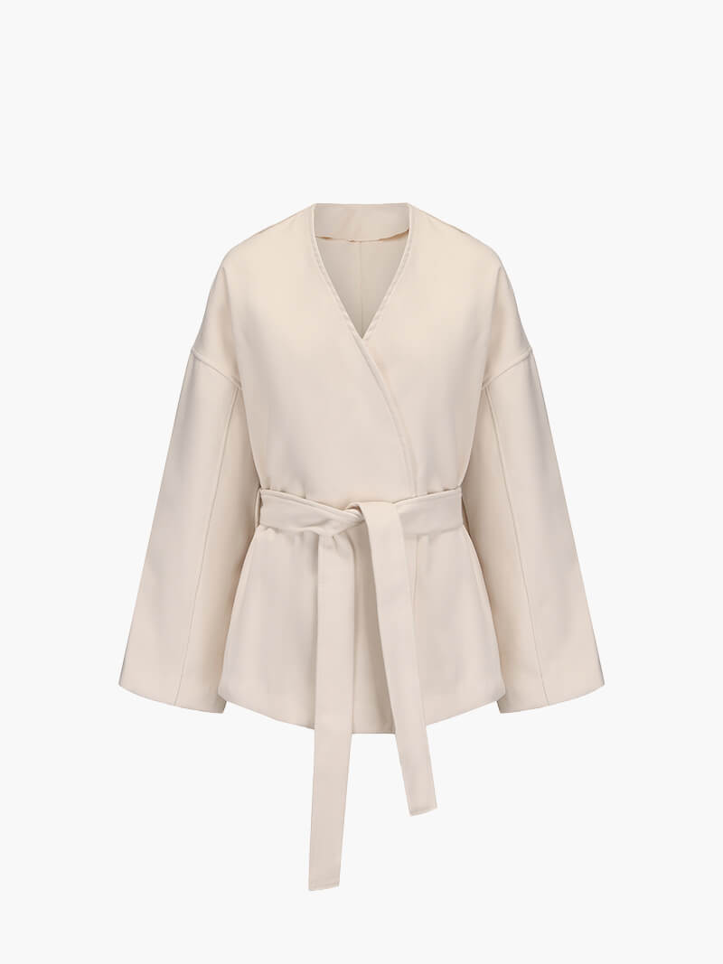 Clara | Elegante Kimono-Jacke für Damen mit Gürtel 0
