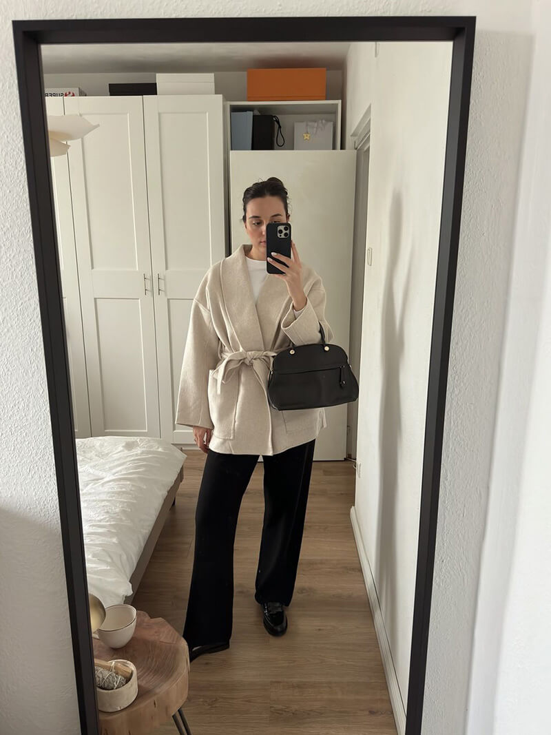 Clara | Elegante Kimono-Jacke für Damen mit Gürtel 3