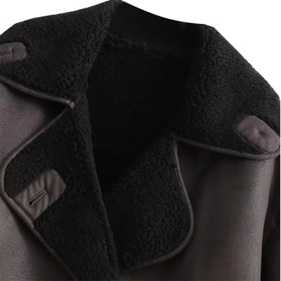 Clara | Elegante Kunstlederjacke für Damen Herbst