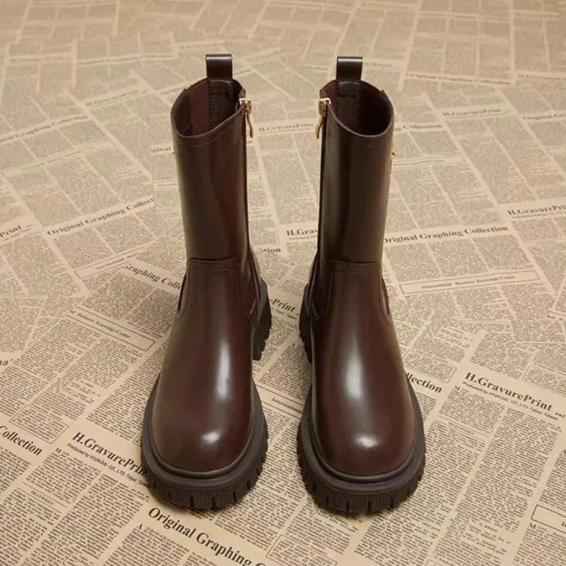 Clara | Elegante Stiefel für Damen mit niedrigen Absätzen