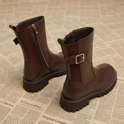 Clara | Elegante Stiefel für Damen mit niedrigen Absätzen