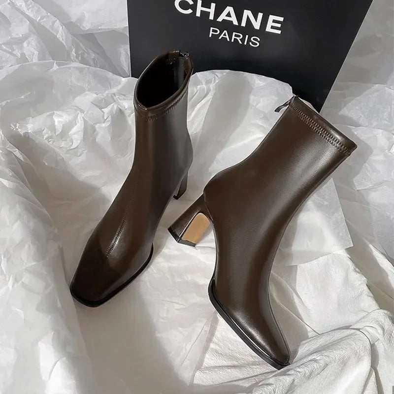 Clara | Elegante Stiefeletten für Damen Herbst Winter
