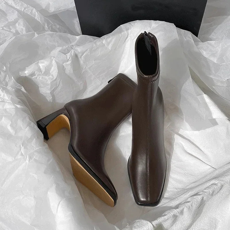 Clara | Elegante Stiefeletten für Damen Herbst Winter