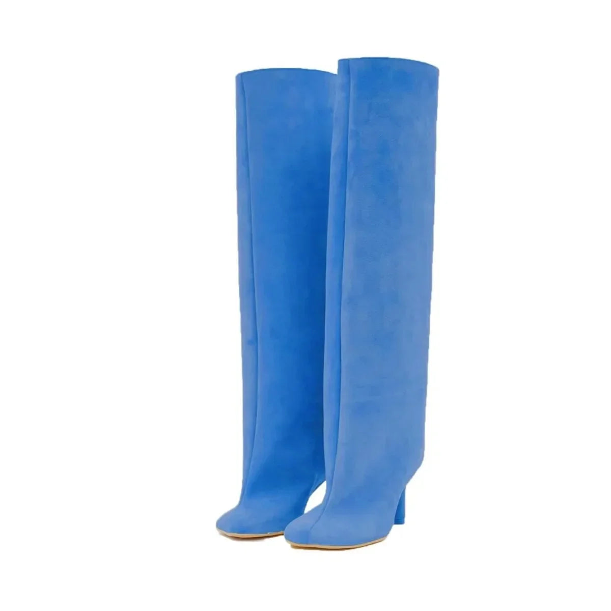 Clara | Elegante Wildlederstiefel für Damen weit geschnitten
