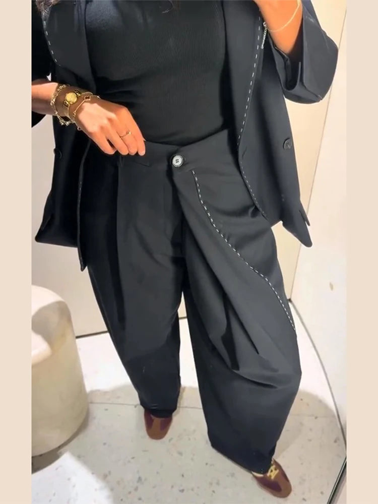 Clara | Eleganter Blazer für Damen Herbst mit Schulterpolstern 2