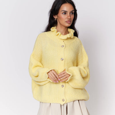 Clara | Eleganter Damen Cardigan aus Wolle und Mohair