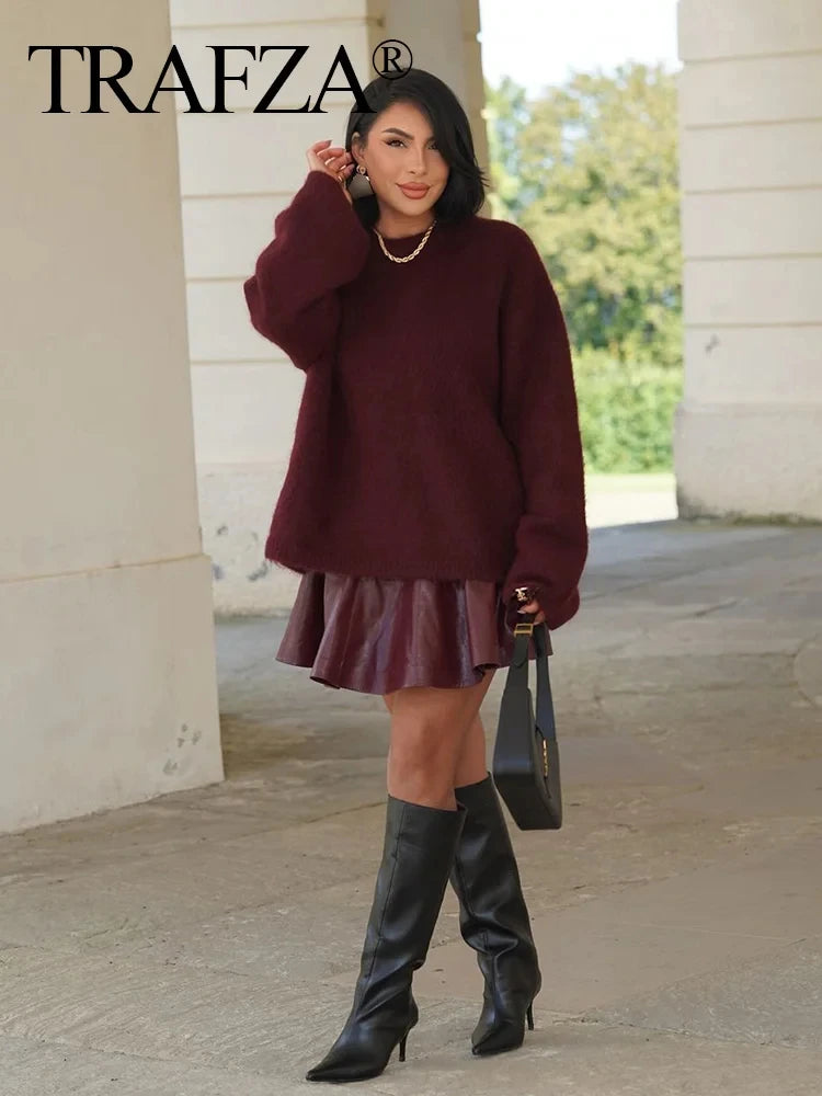 Clara | Eleganter Damenpullover aus weicher Wolle Herbst