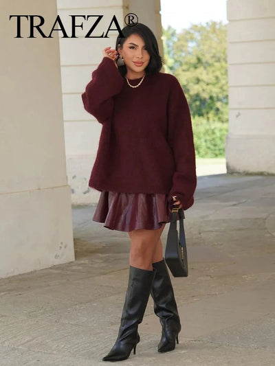 Clara | Eleganter Damenpullover aus weicher Wolle Herbst