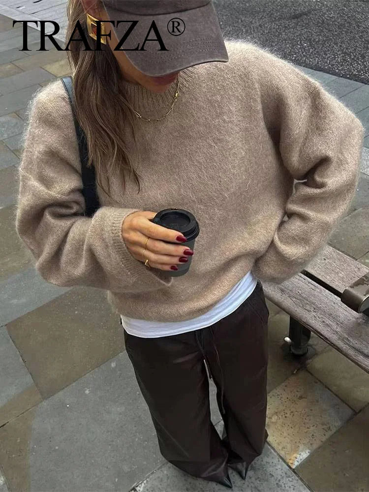 Clara | Eleganter Damenpullover aus weicher Wolle Herbst