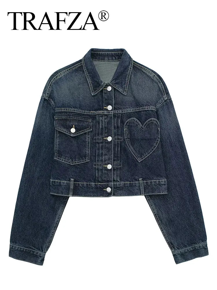 Clara | Eleganter Denim-Mantel für Damen Frühling