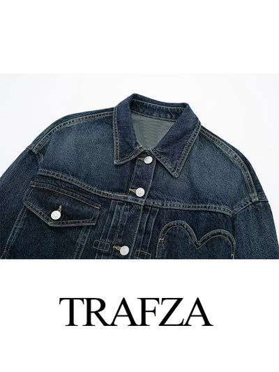 Clara | Eleganter Denim-Mantel für Damen Frühling