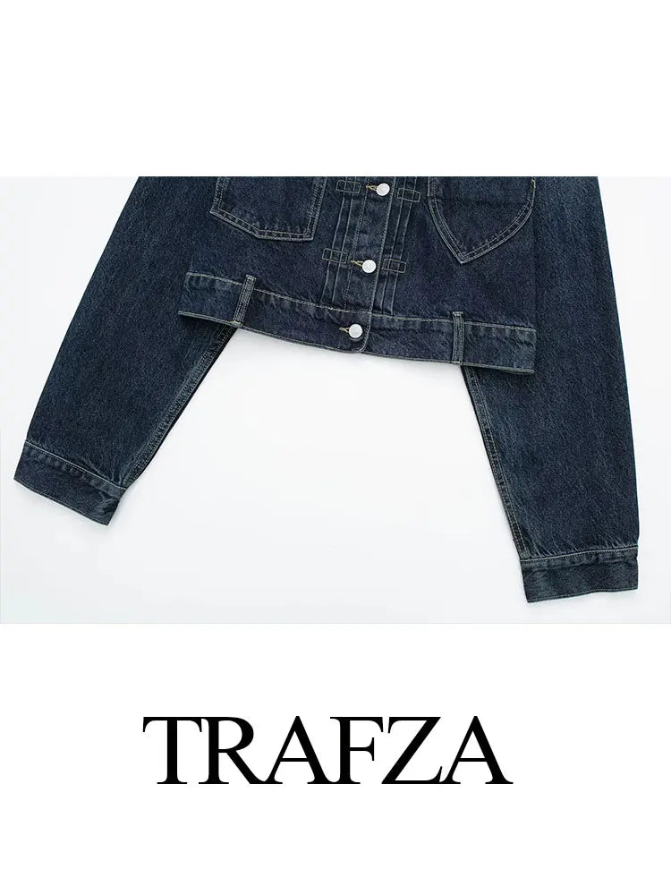 Clara | Eleganter Denim-Mantel für Damen Frühling