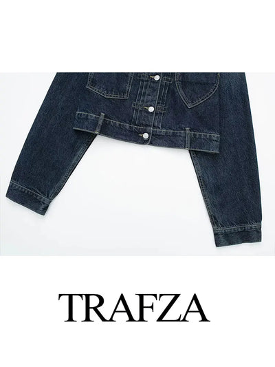 Clara | Eleganter Denim-Mantel für Damen Frühling