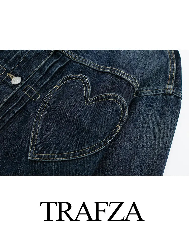 Clara | Eleganter Denim-Mantel für Damen Frühling