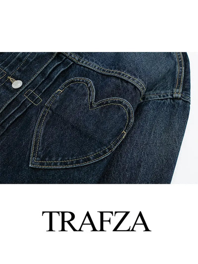 Clara | Eleganter Denim-Mantel für Damen Frühling