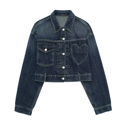 Clara | Eleganter Denim-Mantel für Damen Frühling