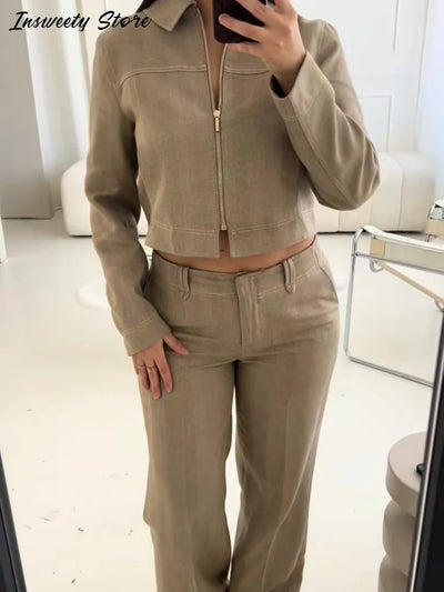 Clara | Eleganter Hosenanzug für Damen festlich Herbst 0