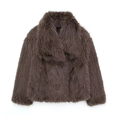 Clara | Eleganter Kunstpelzmantel für Damen Winter 12
