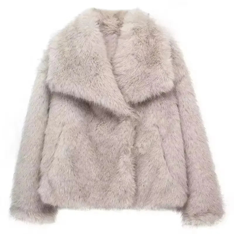 Clara | Eleganter Kunstpelzmantel für Damen Winter 15