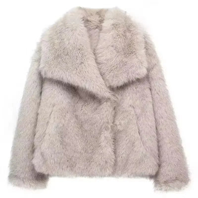 Clara | Eleganter Kunstpelzmantel für Damen Winter 15