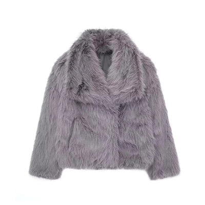 Clara | Eleganter Kunstpelzmantel für Damen Winter 17