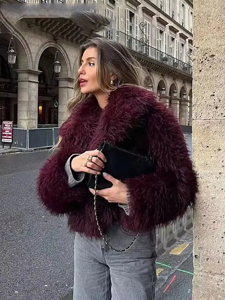 Clara | Eleganter Kunstpelzmantel für Damen Winter 1