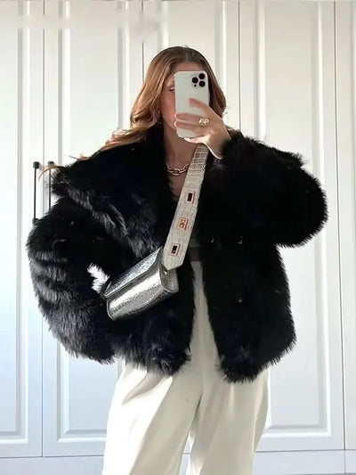 Clara | Eleganter Kunstpelzmantel für Damen Winter 2