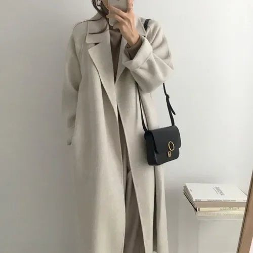 Clara | Eleganter Maxi-Mantel für Damen Winter