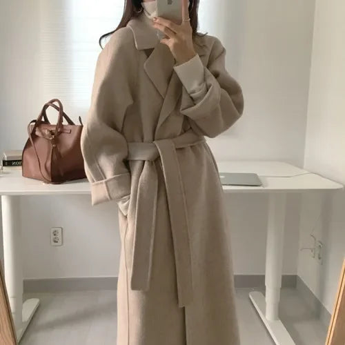 Clara | Eleganter Maxi-Mantel für Damen Winter